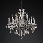 Rococo Garland Crystal Round Chandelier 28"
