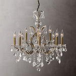 Rococo Garland Crystal Round Chandelier 28"