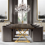 Rococo Garland Crystal Round Chandelier 28"
