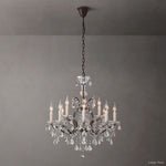 Rococo Garland Crystal Round Chandelier 28"