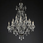 Rococo Garland Crystal Round Chandelier 40"