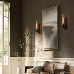Andreas Ridged Tubular Wall Sconce