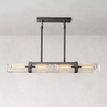 Savile Recessed Crystal Linear Chandelier 48"