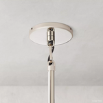 Savile Recessed Crystal Round Pendant Light