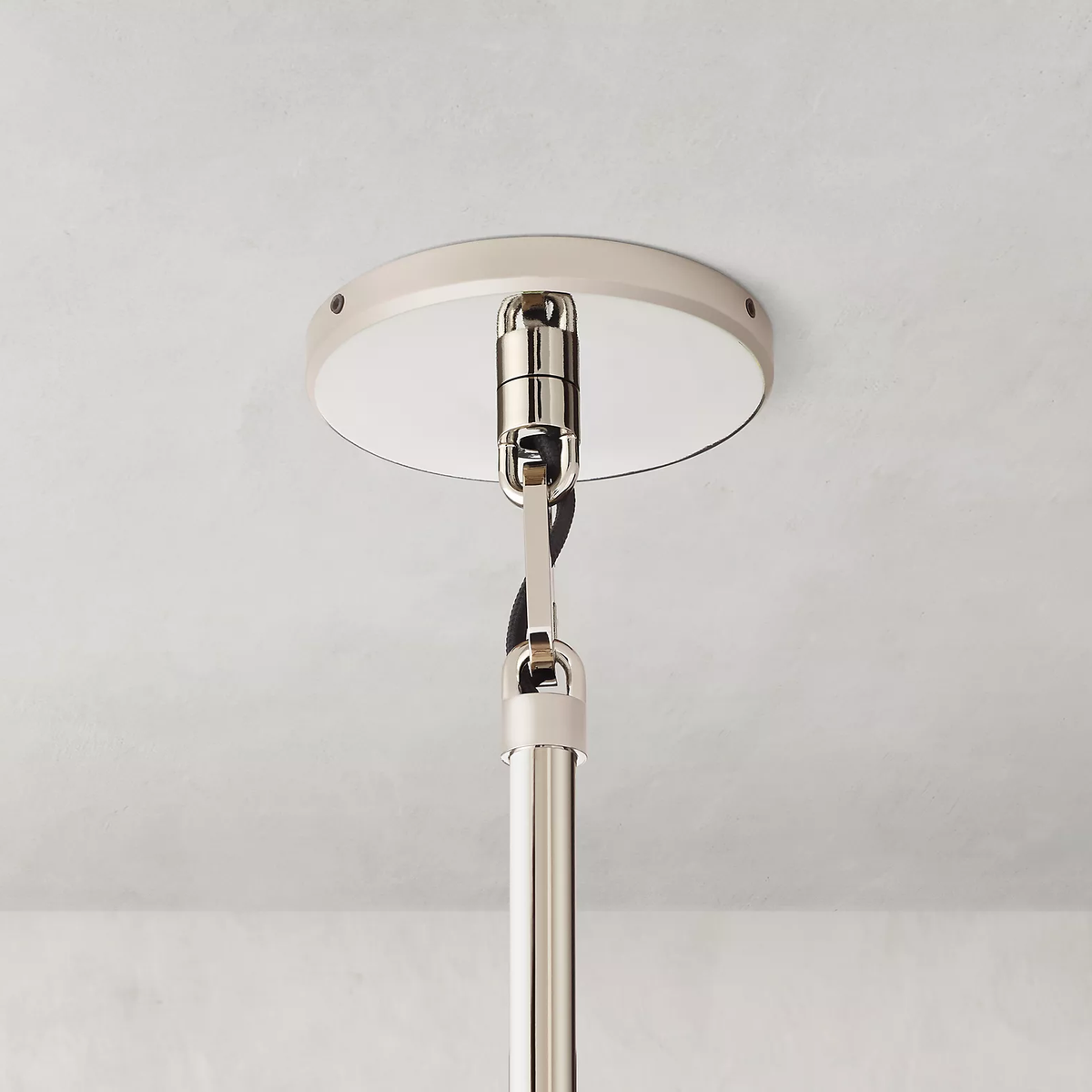 Savile Recessed Crystal Square Pendant Light