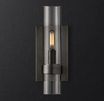 Ravelle Clear Glass Wall Sconce