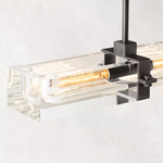 Savile Recessed Crystal Linear Chandelier 24"