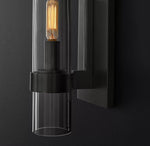 Ravelle Clear Glass Wall Sconce