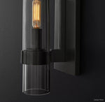 Ravelle Clear Glass Wall Sconce