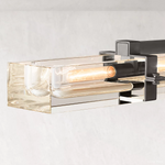 Savile Recessed Crystal Linear Chandelier 48"