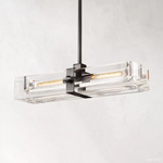 Savile Recessed Crystal Linear Chandelier 24"