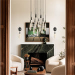 Soltaire Cascading Crystal Round Chandelier