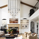 Soltaire Cascading Crystal Round Chandelier