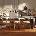 Soltaire Cascading Glass Linear Chandelier