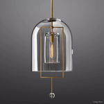 Fulcrum Cloche Glass Pendant Light