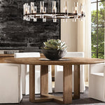 Ravelle Clear Glass Round Chandelier 48"