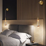 Soltaire Cascading Glass Cord Wall Sconce