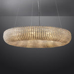 Halo Luminous Crystal Round Chandelier 41"