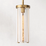 Savile Recessed Crystal Round Pendant Light