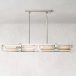 Savile Recessed Crystal Linear Chandelier 48"