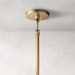 Savile Recessed Crystal Round Pendant Light