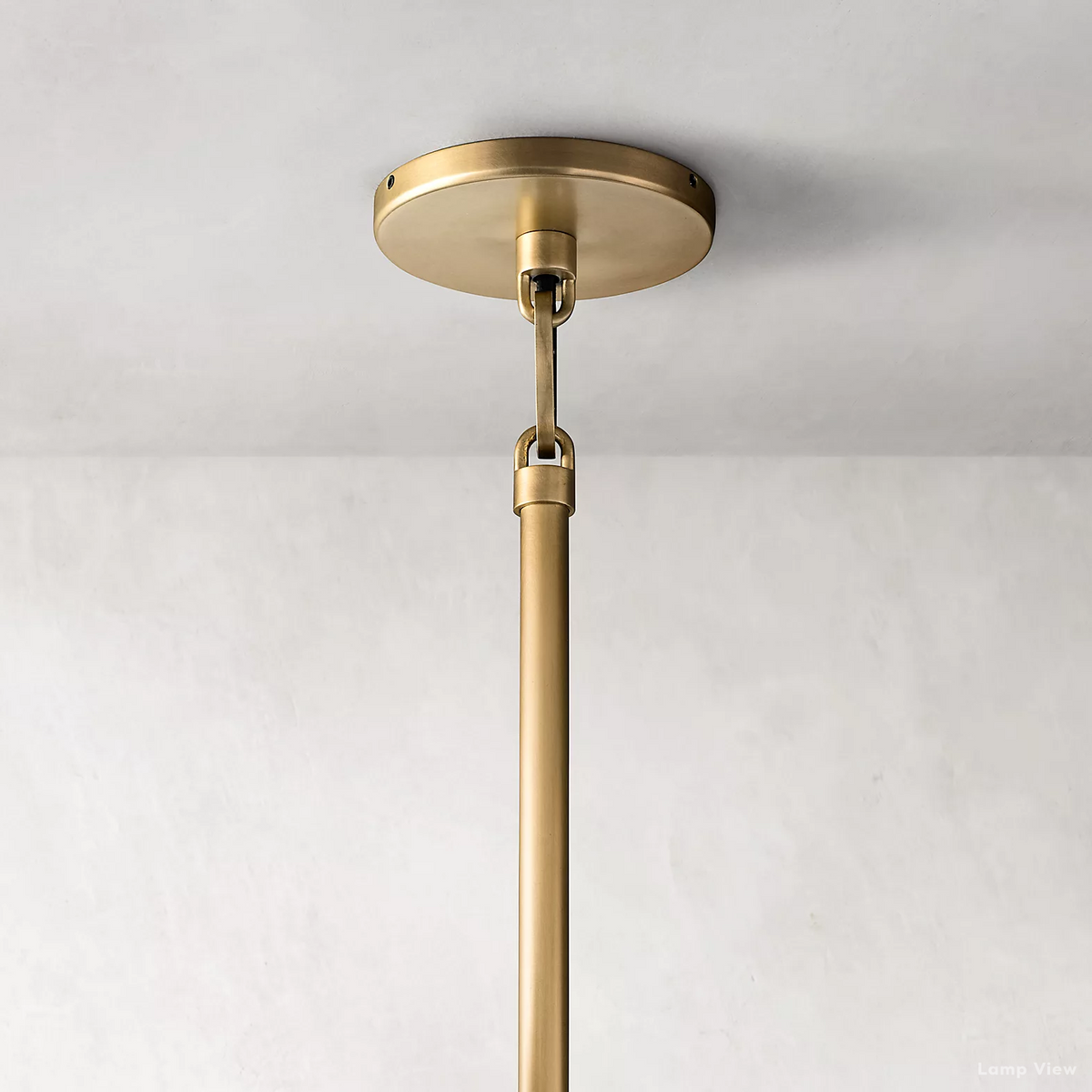 Savile Recessed Crystal Square Pendant Light