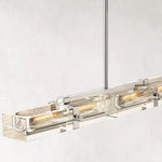 Savile Recessed Crystal Linear Chandelier 72"