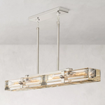 Savile Recessed Crystal Linear Chandelier 48"