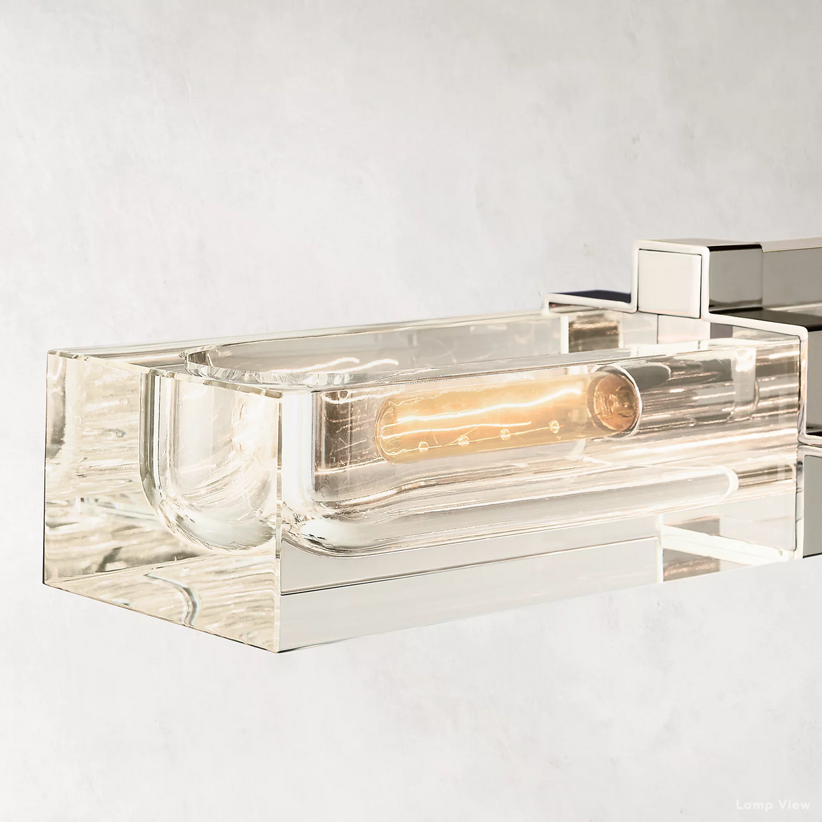 Savile Recessed Crystal Linear Chandelier 72"