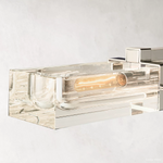 Savile Recessed Crystal Linear Chandelier 72"