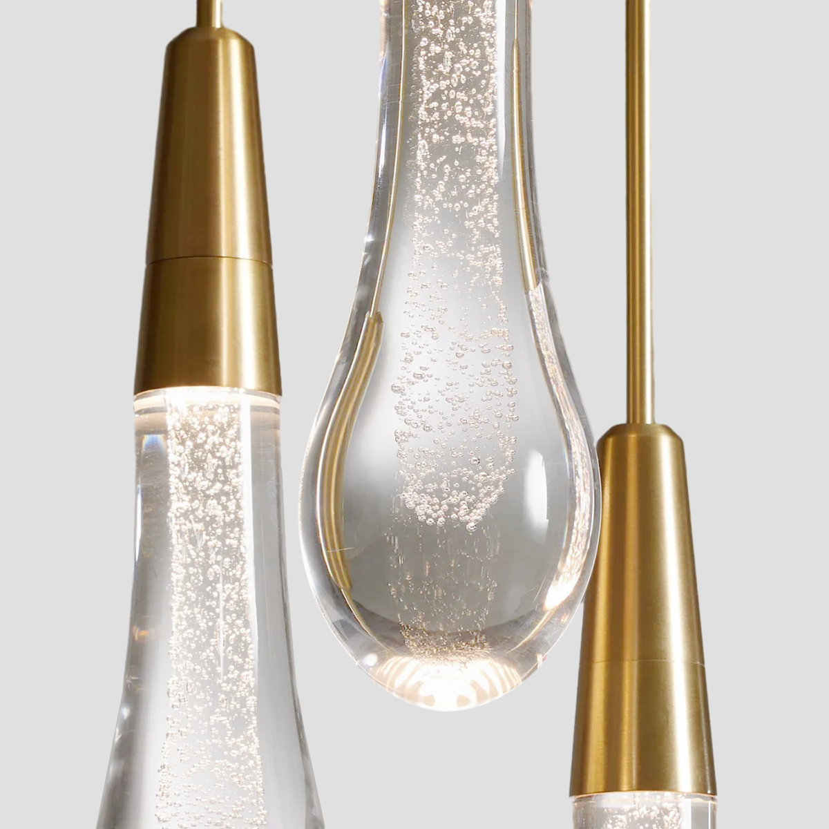 Soltaire Cascading Crystal Round Chandelier
