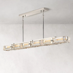Savile Recessed Crystal Linear Chandelier 72"