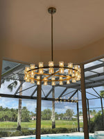 Arcachon Precision Crystal Round Chandelier 48"
