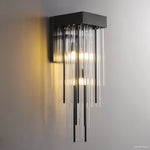 Cascada Tube Crystal Wall Sconce