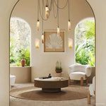 Alabaster 5 Lights Cluster Chandelier