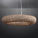 Halo Crystal Round Chandelier 59"
