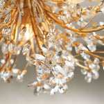 Fiore Bloom Leaf Crown Flush Mount