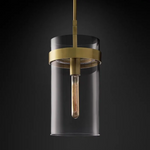 Ravelle Clear Glass Pendant Light