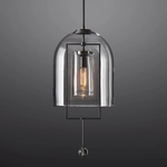 Fulcrum Cloche Glass Pendant Light