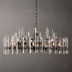 Mirello Prismed Crystal Round Chandelier 48"