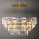 Marignan Tiered Rectangle Chandelier 72"