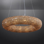 Halo Crystal Round Chandelier 32"