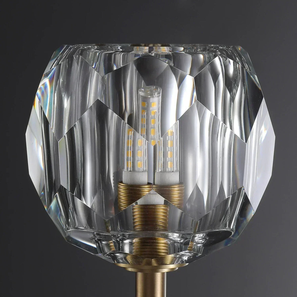 Boule Geometric Cristal Short Wall Sconce