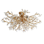 Fiore Bloom Leaf Crown Flush Mount
