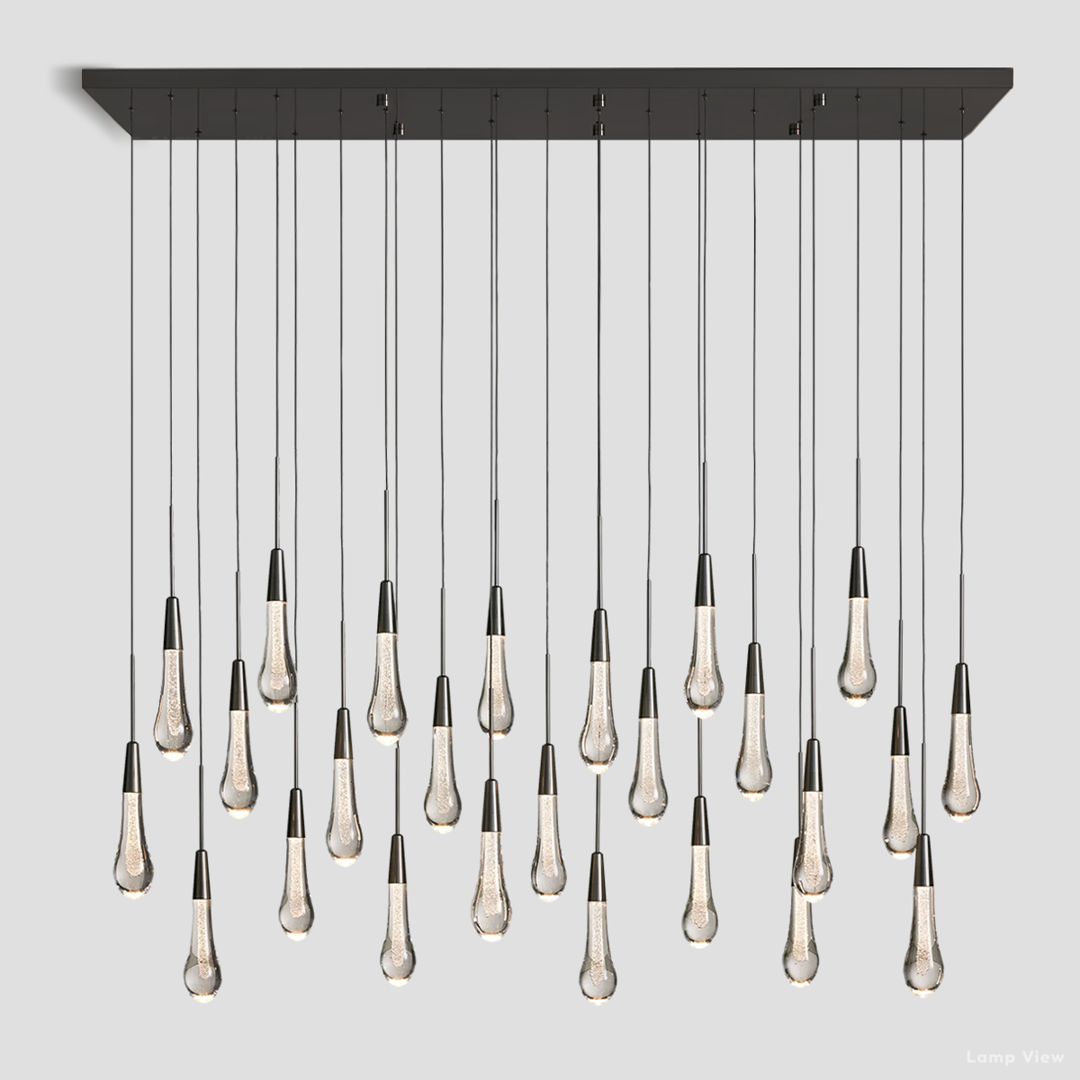 Soltaire Linear Chandelier 37'' 50''70''W