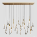 Soltaire Linear Chandelier 37'' 50''70''W