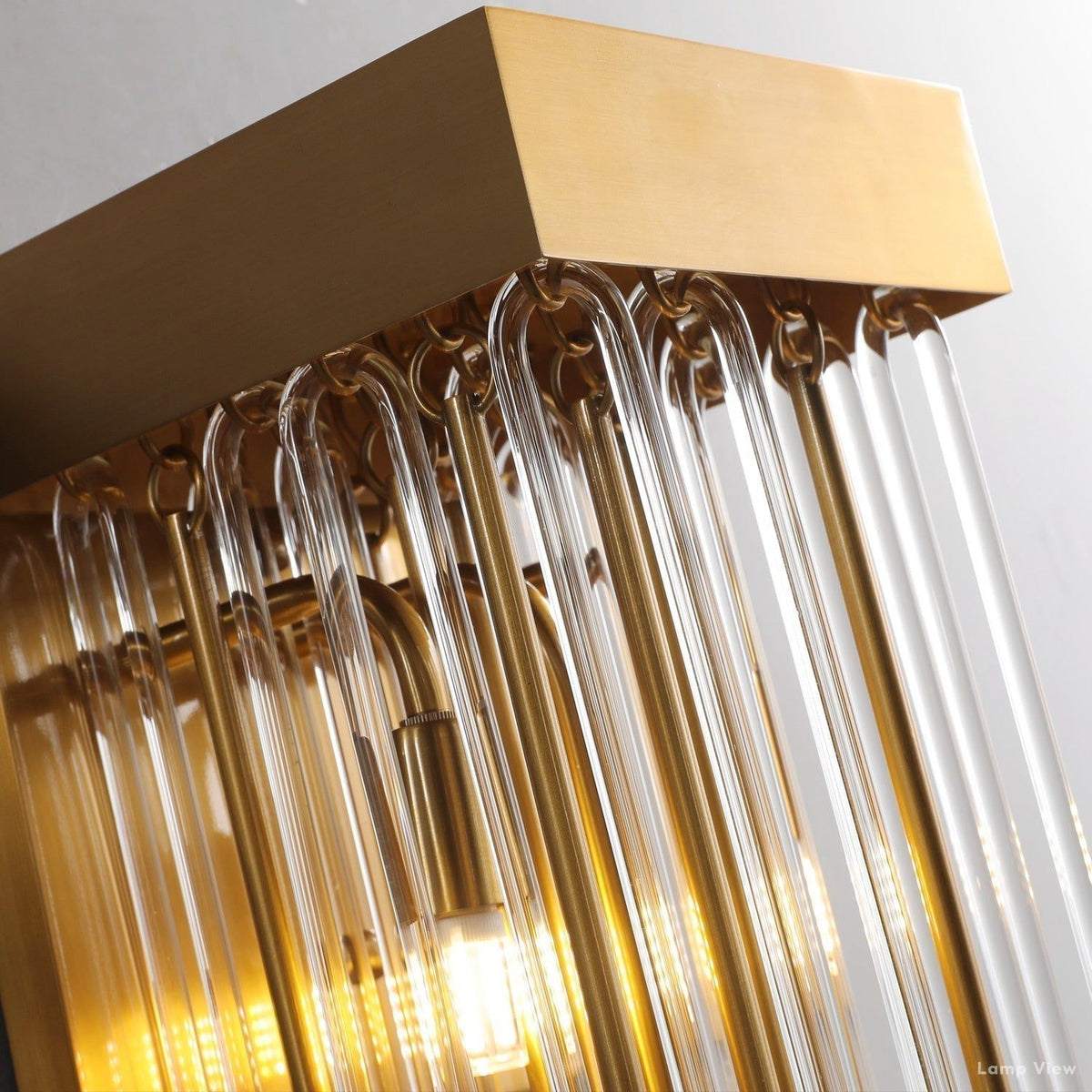 Cascada Tube Crystal Wall Sconce