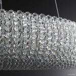 Halo Luminous Crystal Round Chandelier 72"