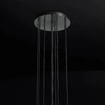 Boule Geometric Cristal Cluster Chandelier 14"