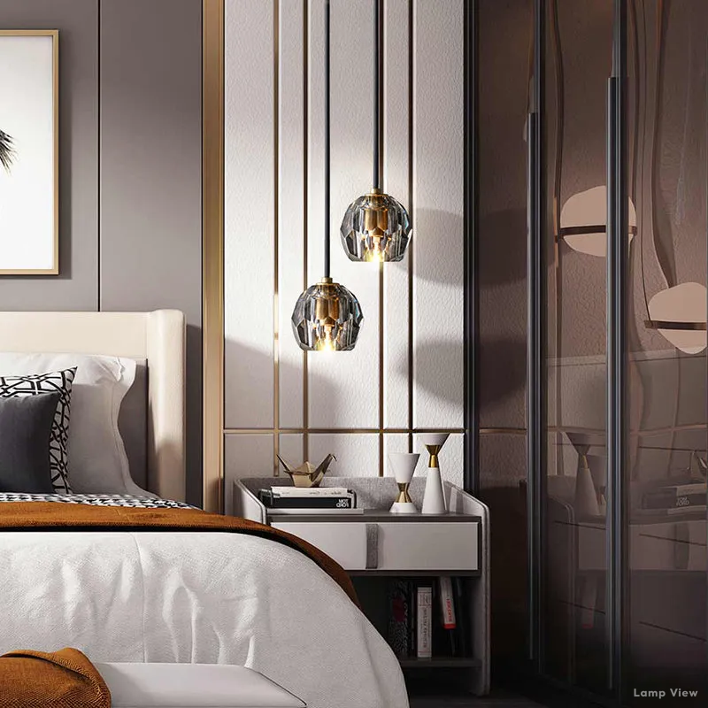 Boule Geometric Cristal Pendant Light